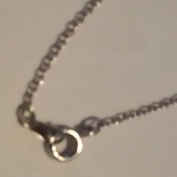 Silver Butterfly Necklace Stones Pink Burgundy 2 Shades Of Purple Hangs 9 1/2" N - Picture 3 of 4